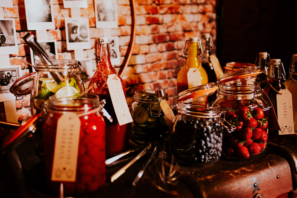 Cocktails Bar Stand Station North Yorkshire Pub Wedding Shutter Go Click Photography