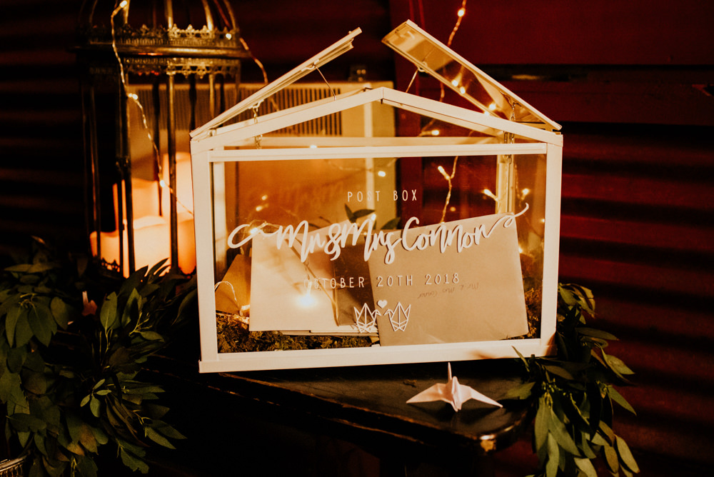 Card Box Terrarium North Yorkshire Pub Wedding Shutter Go Click Photography