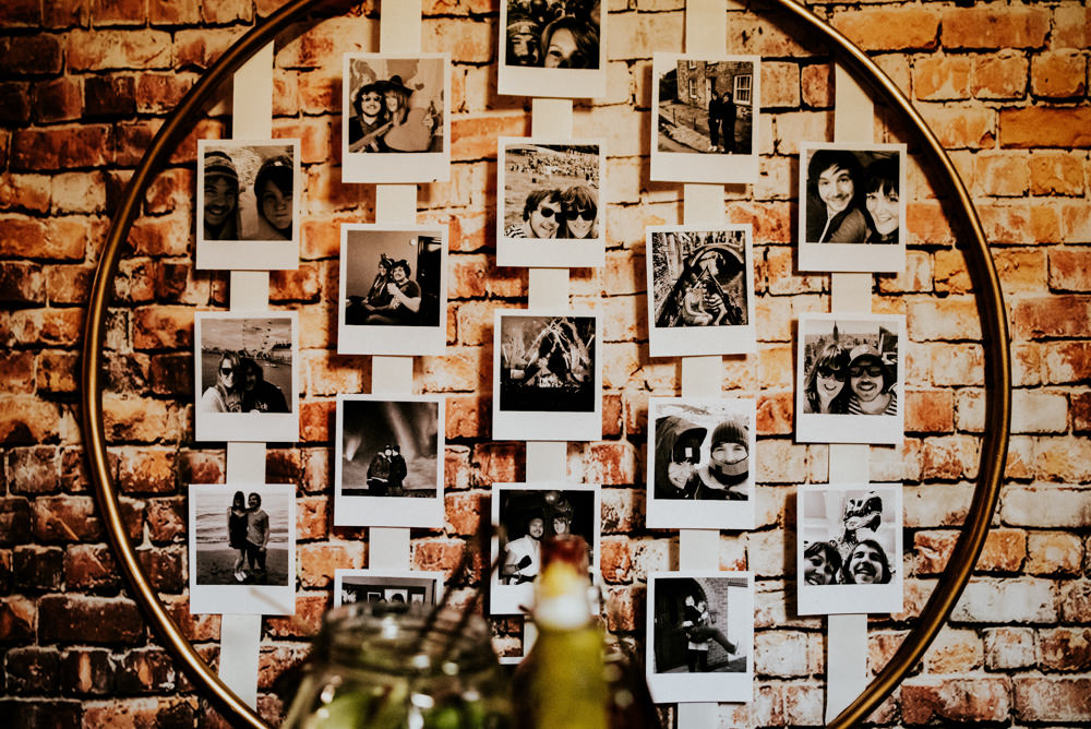 Photos Photo Wall Photographs Hoop Decor North Yorkshire Pub Wedding Shutter Go Click Photography