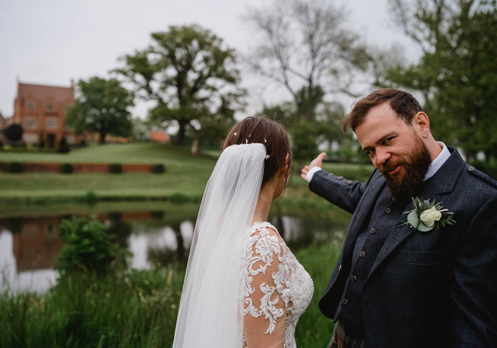Veil Bride Bridal Hair Oxnead Hall Wedding Luis Holden Photography