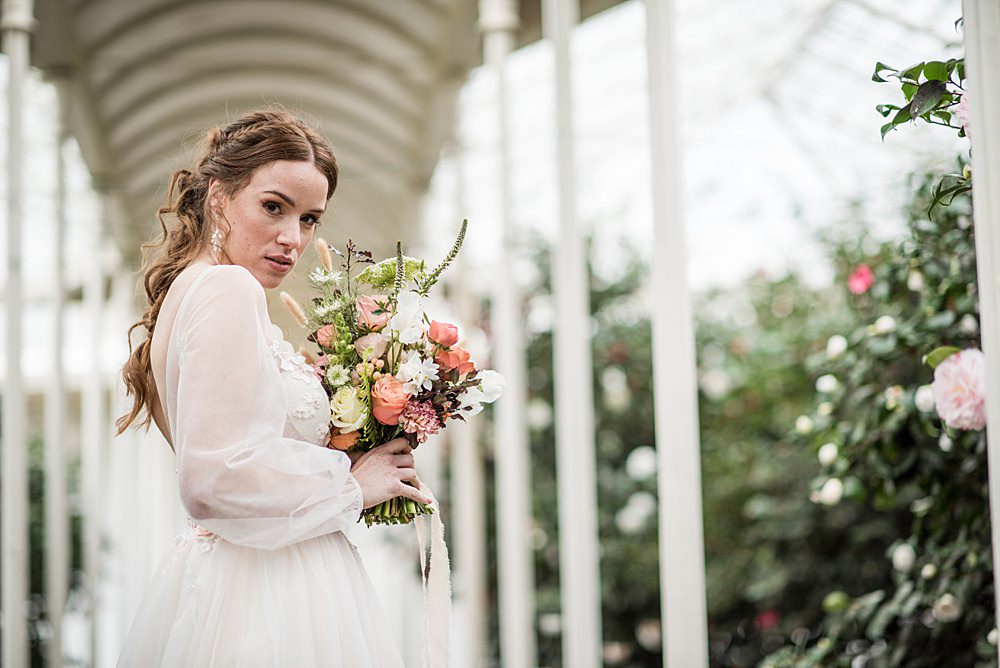 Peach Gold Wedding Ideas Jane Beadnell Photography