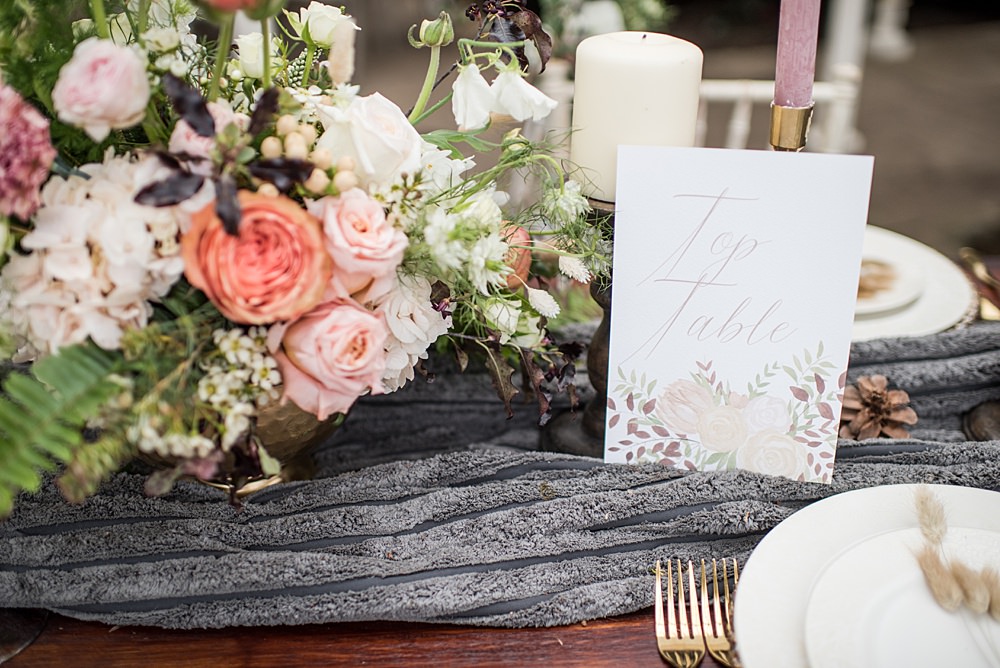 Table Number Name Sign Peach Gold Wedding Ideas Jane Beadnell Photography