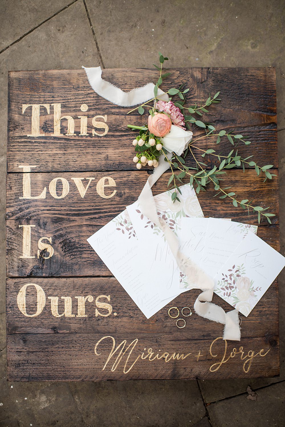 Stationery Invite Invitations Floral Peach Gold Wedding Ideas Jane Beadnell Photography