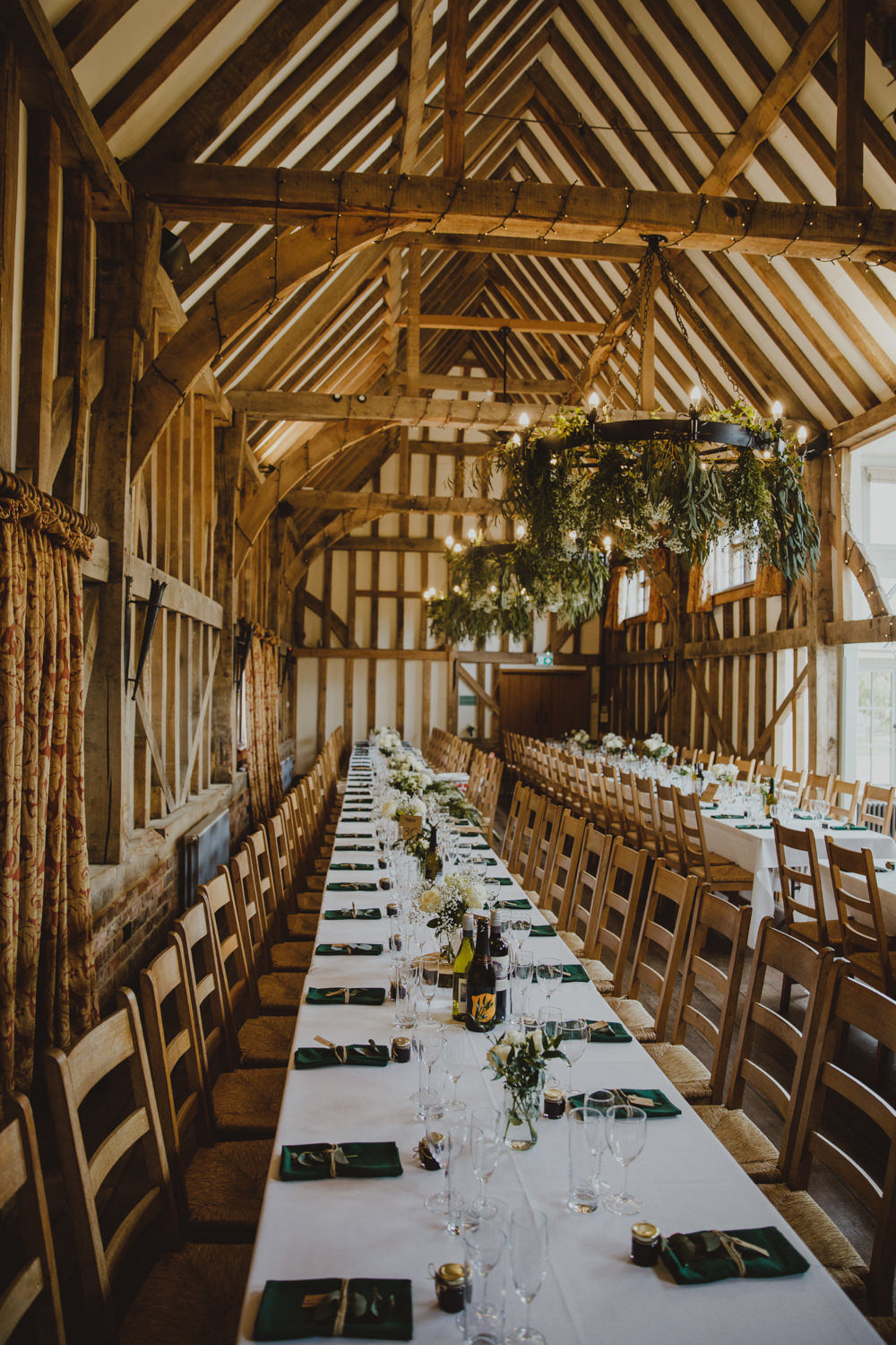 Greenery Foliage Wheel Hoop Hanging Rustic Country Barn Wedding Photography34