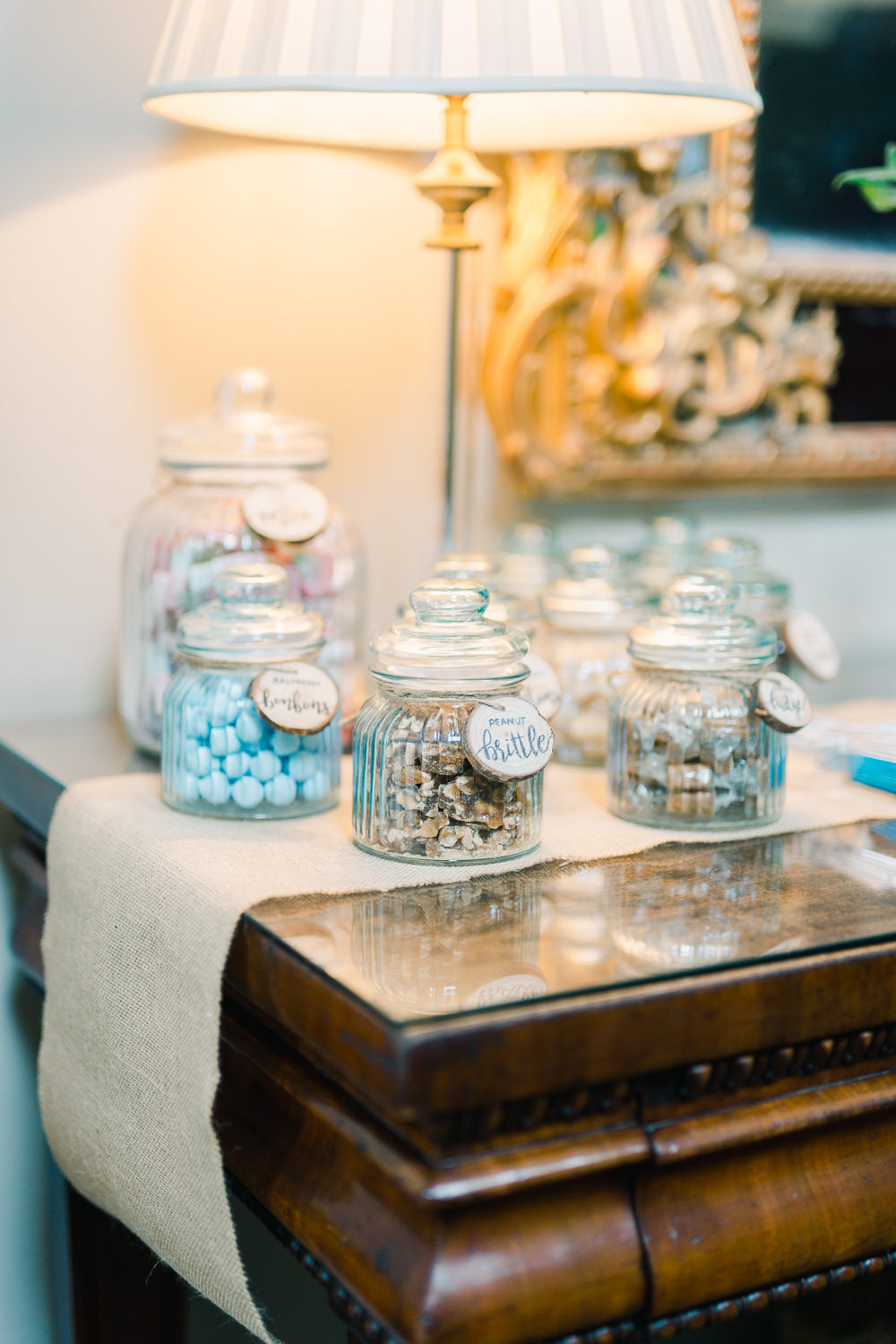 Sweetie Table Sweet Jars Saltmarshe Hall Wedding Jessica Davies Photography