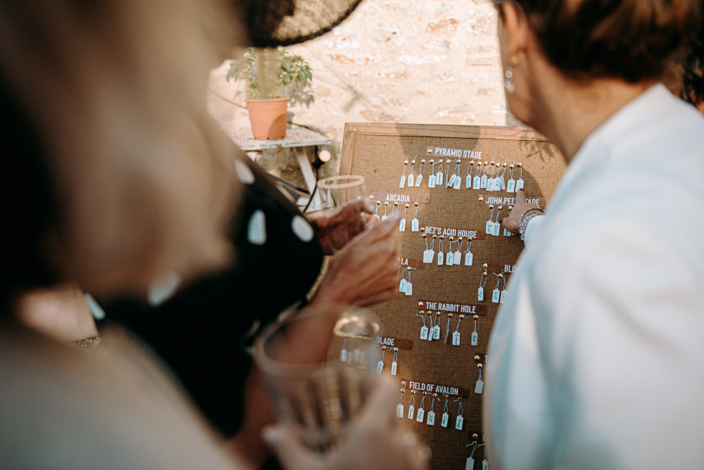 Seating Plan Table Chart Cork Board Pins Silk Mill Wedding Andrew Brannan Photography