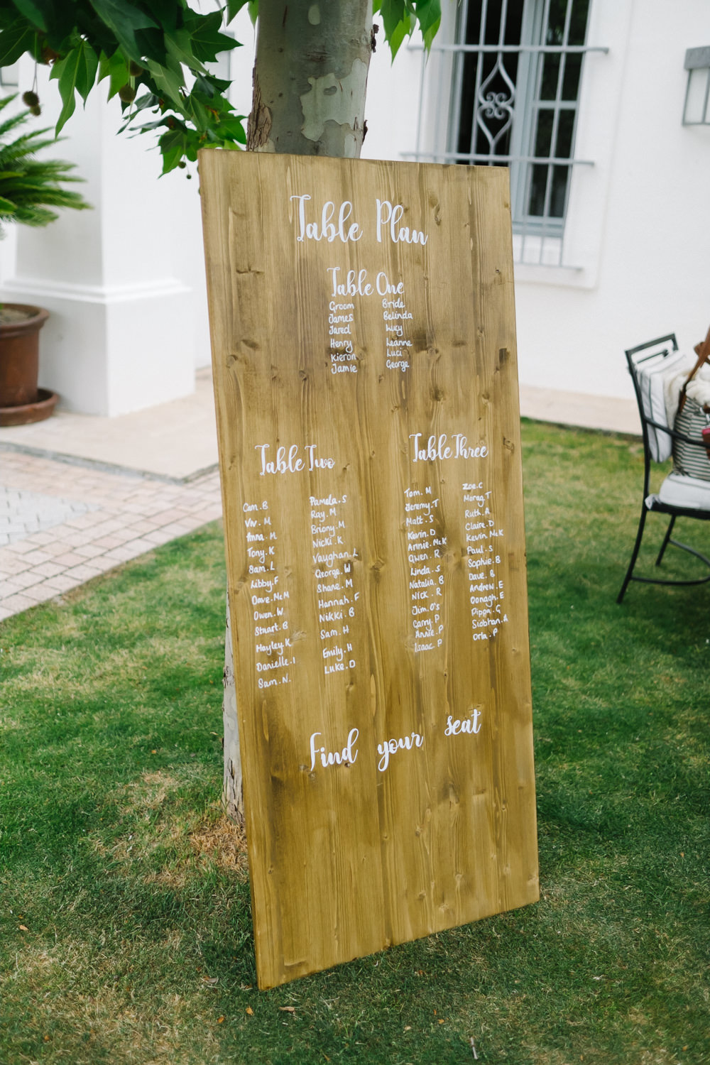 Seating Plan Table Chart Wooden Calligraphy Spain Destination Wedding Jesus Caballero Photography
