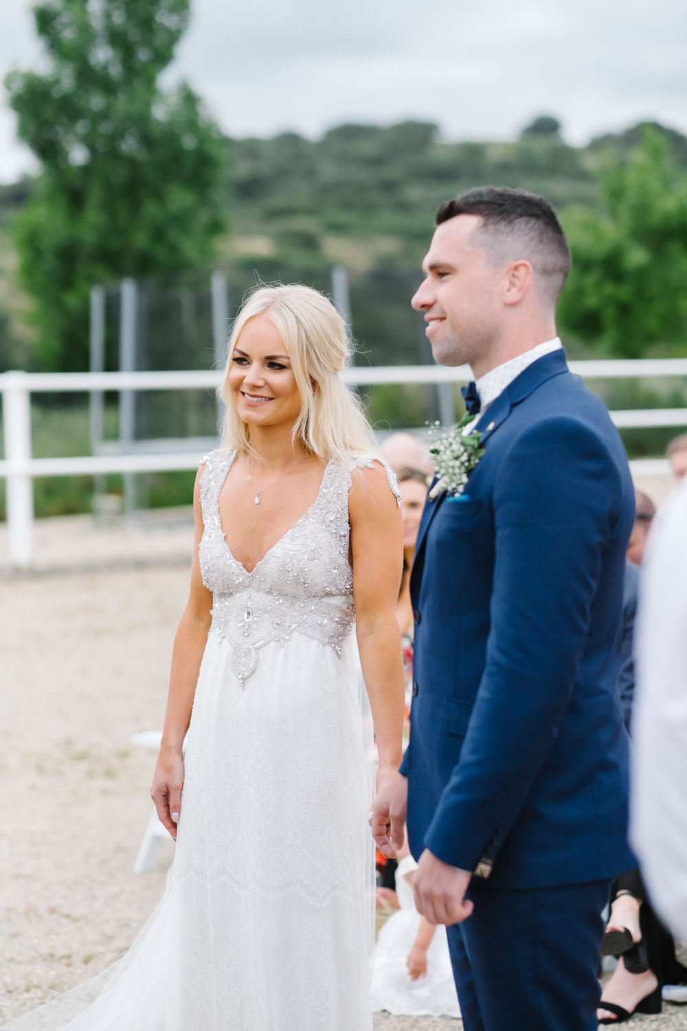 Bride Bridal Dress Gown Anna Campbell Embellished Spain Destination Wedding Jesus Caballero Photography