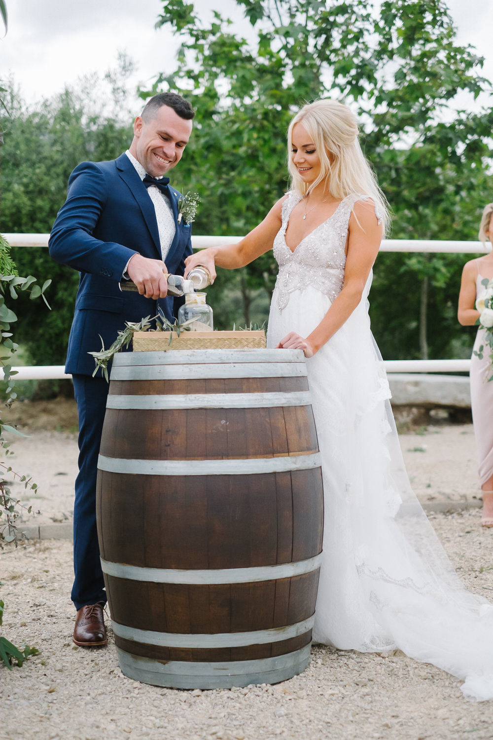 Sand Pouring Ceremony Spain Destination Wedding Jesus Caballero Photography