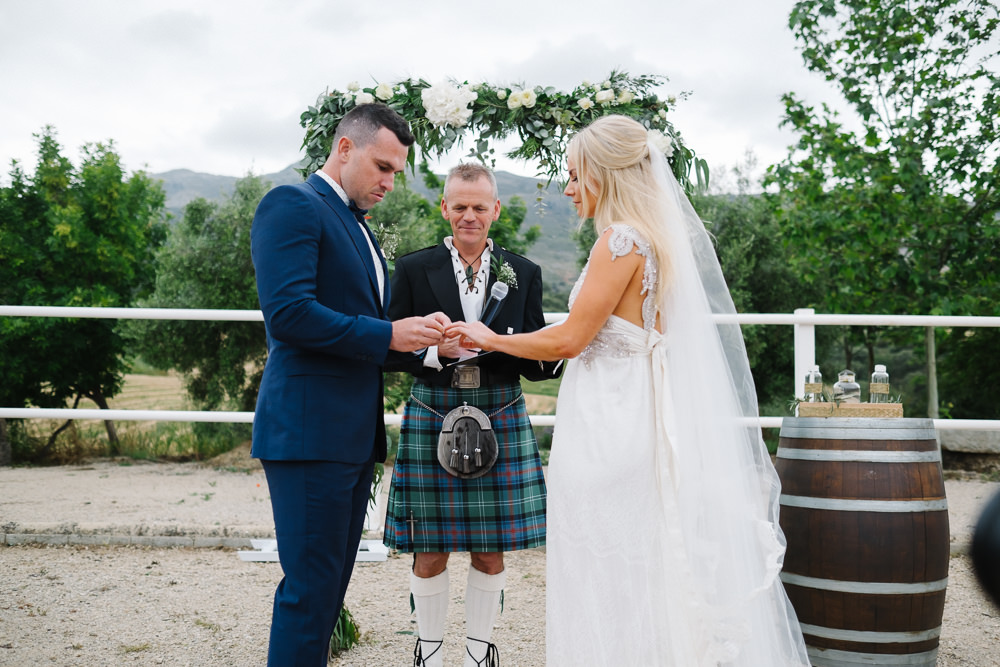 Greenery Foliage Flower Arch Ceremony Aisle Spain Destination Wedding Jesus Caballero Photography