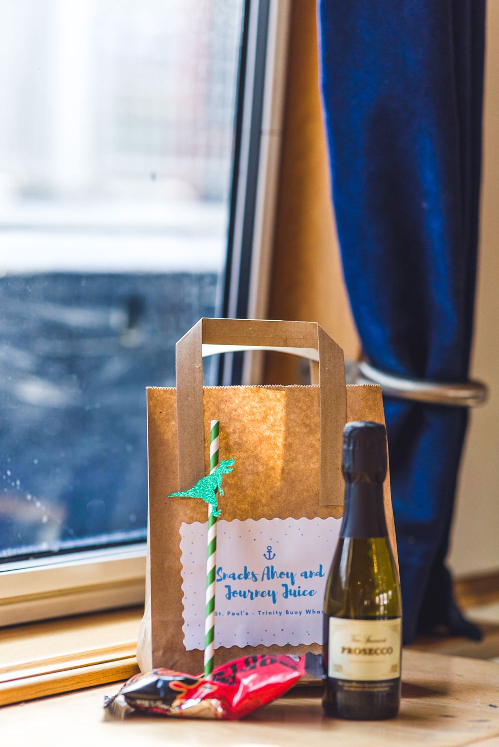 Goodie Bags Trinity Buoy Wharf Wedding Babb Photo