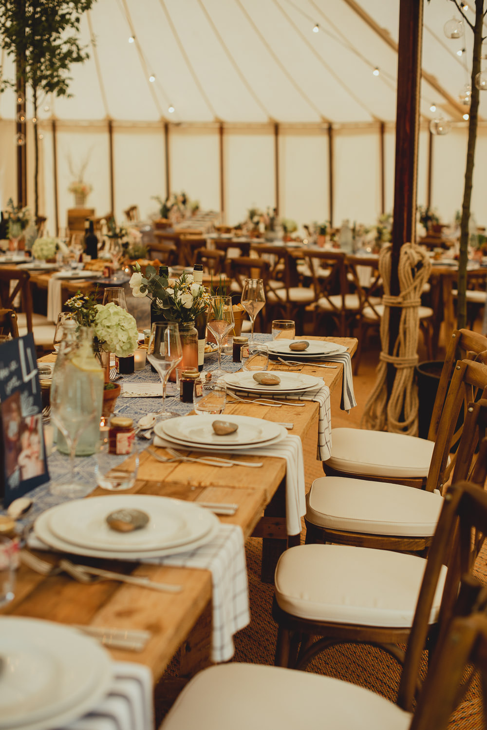 Sperry Tent Wooden Cross Back Chair Weekend Long Wedding Georgia Rachael Photography