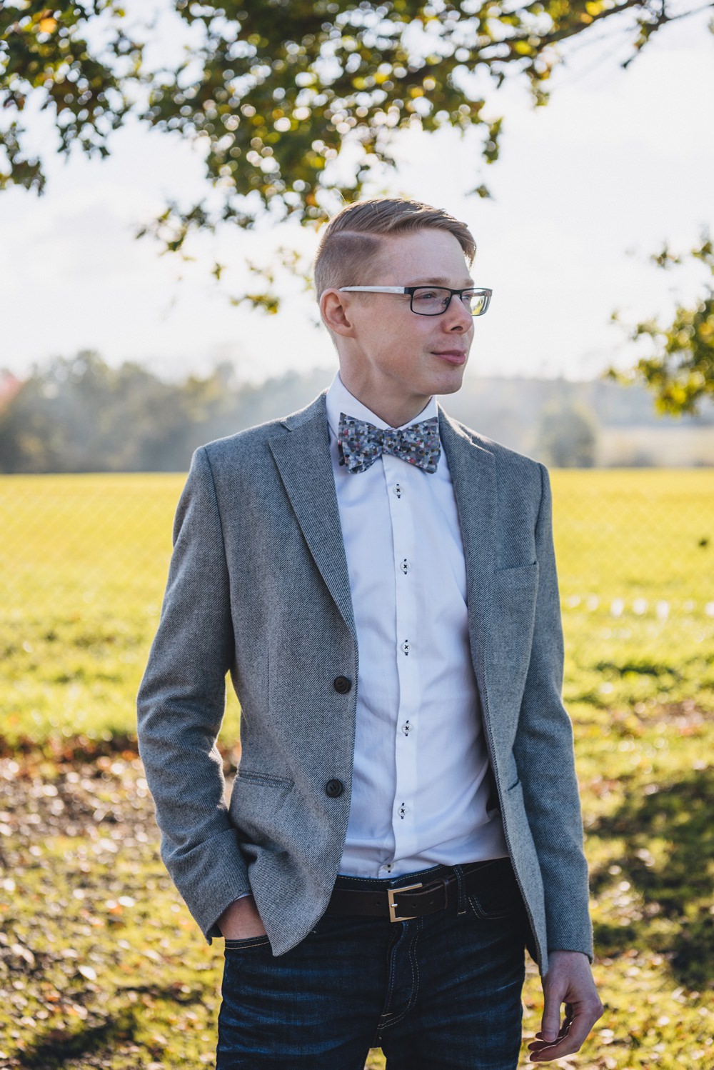 Blue Eyes Bow Ties Groom's Style Wedding Directory UK Suppliers
