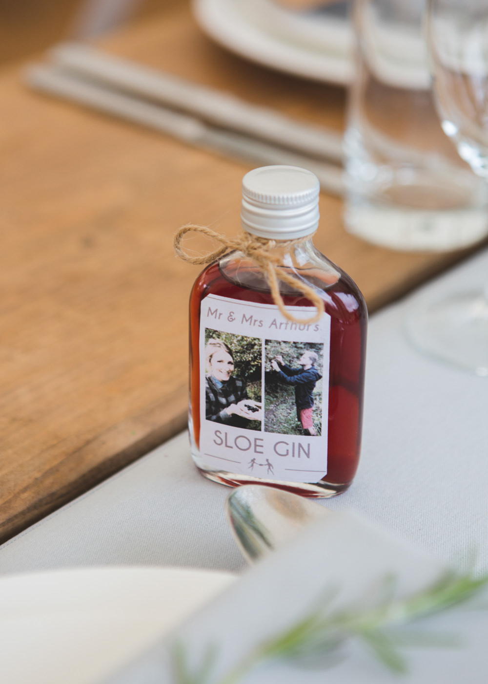 Sloe Gin Favours Airbnb Wedding Pickavance Weddings