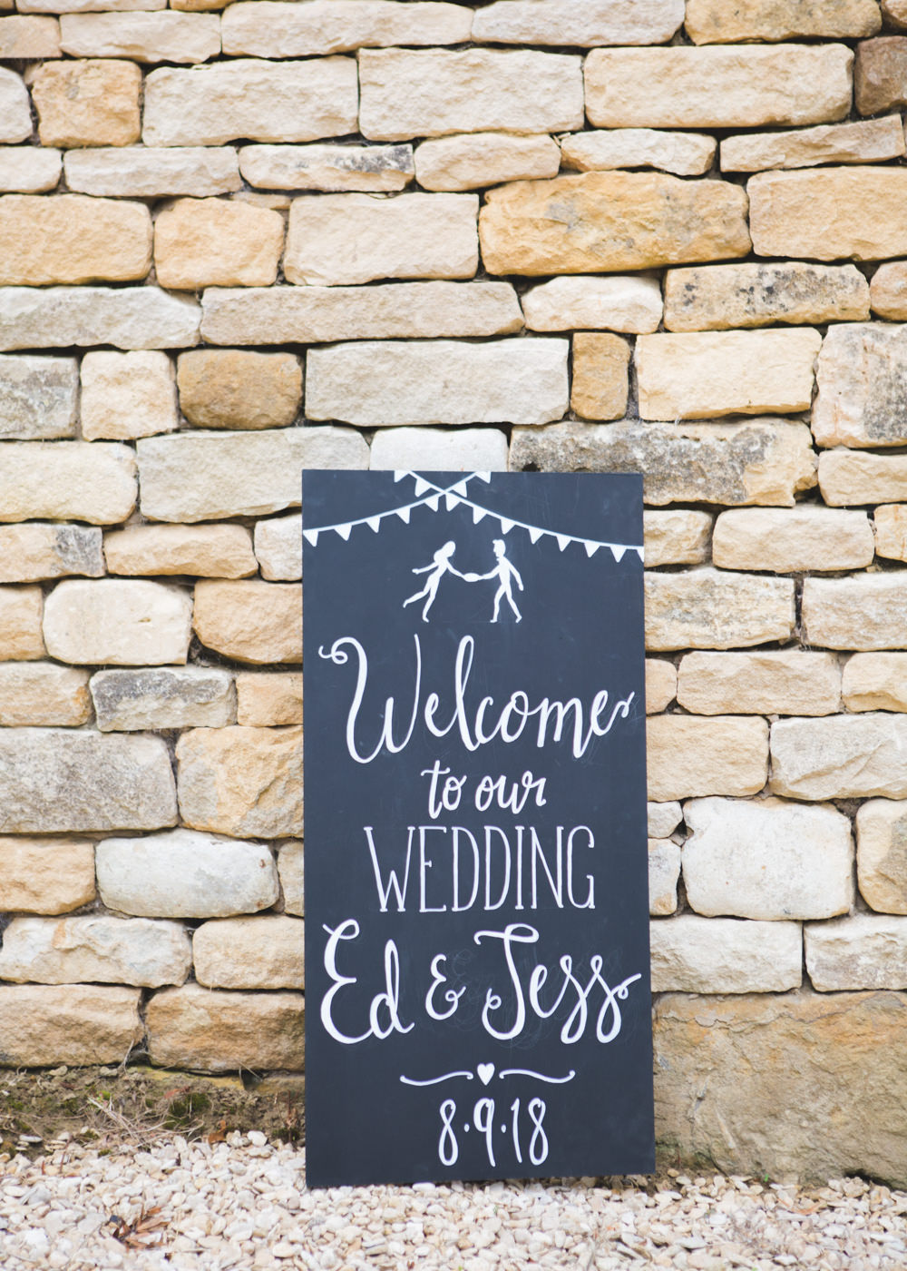Black Board Chalk Sign Signage Signs Welcome Airbnb Wedding Pickavance Weddings