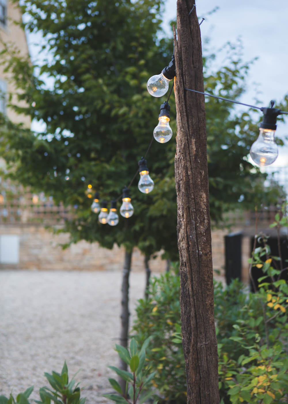 Festoon Lights Airbnb Wedding Pickavance Weddings