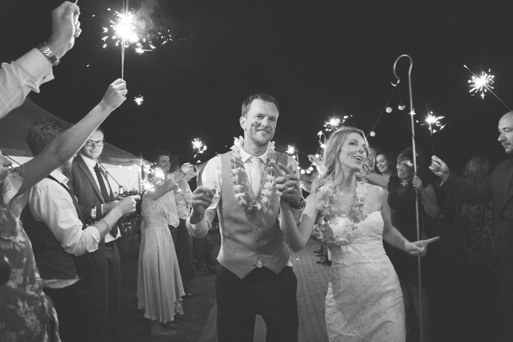 Sparkler Exit Send Off Airbnb Wedding Pickavance Weddings