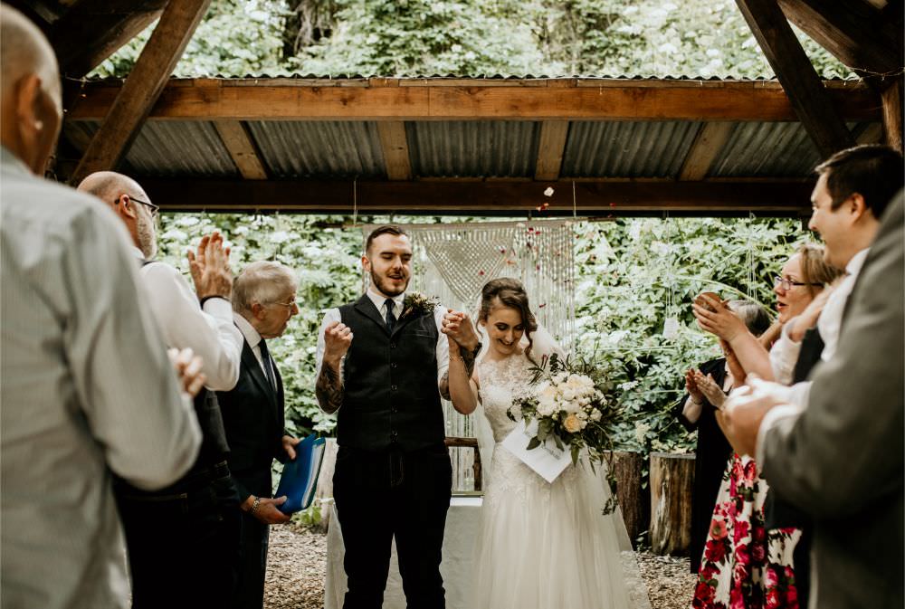 Macrame Backdrop Hanging Decor Ceremony Arnos Vale Wedding Chloe Mary Photography