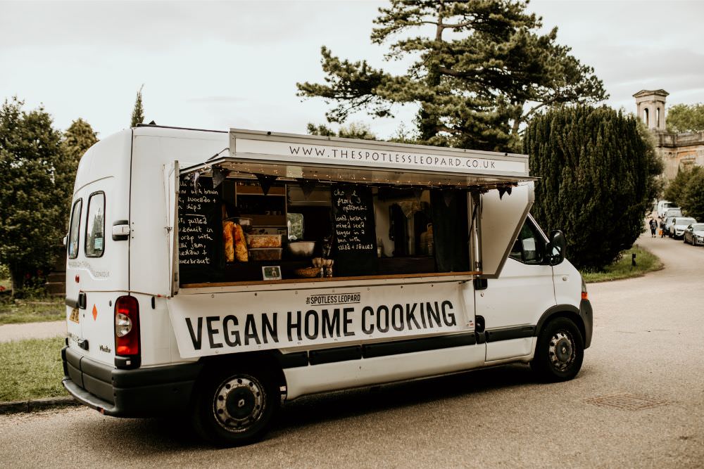 Vegan Food Van Truck Arnos Vale Wedding Chloe Mary Photography