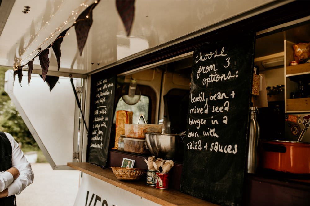 Vegan Food Van Truck Arnos Vale Wedding Chloe Mary Photography