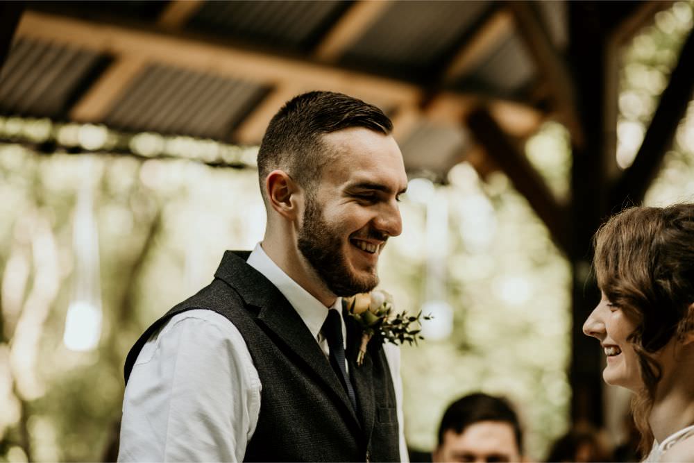Groom Waistcoats Ties Jeans Arnos Vale Wedding Chloe Mary Photography