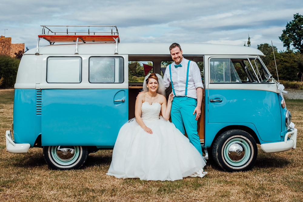VW Campervan Transport Big Top Wedding Anna Pumer Photography