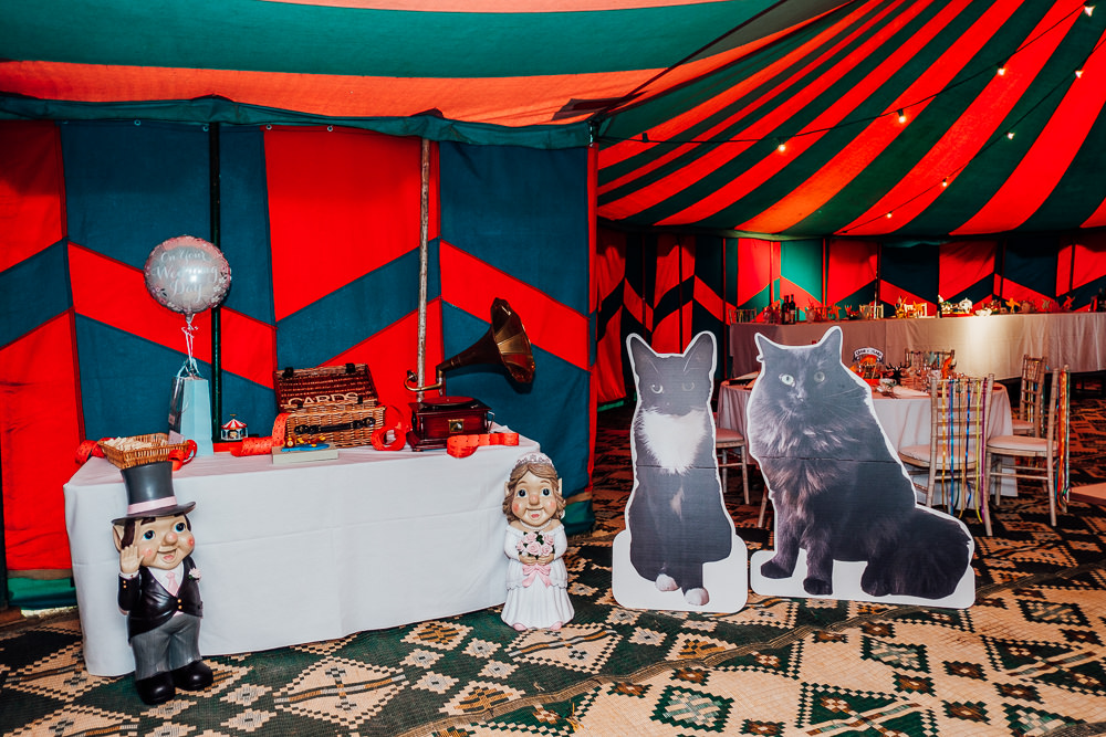 Cut Out Cats Boards Big Top Wedding Anna Pumer Photography