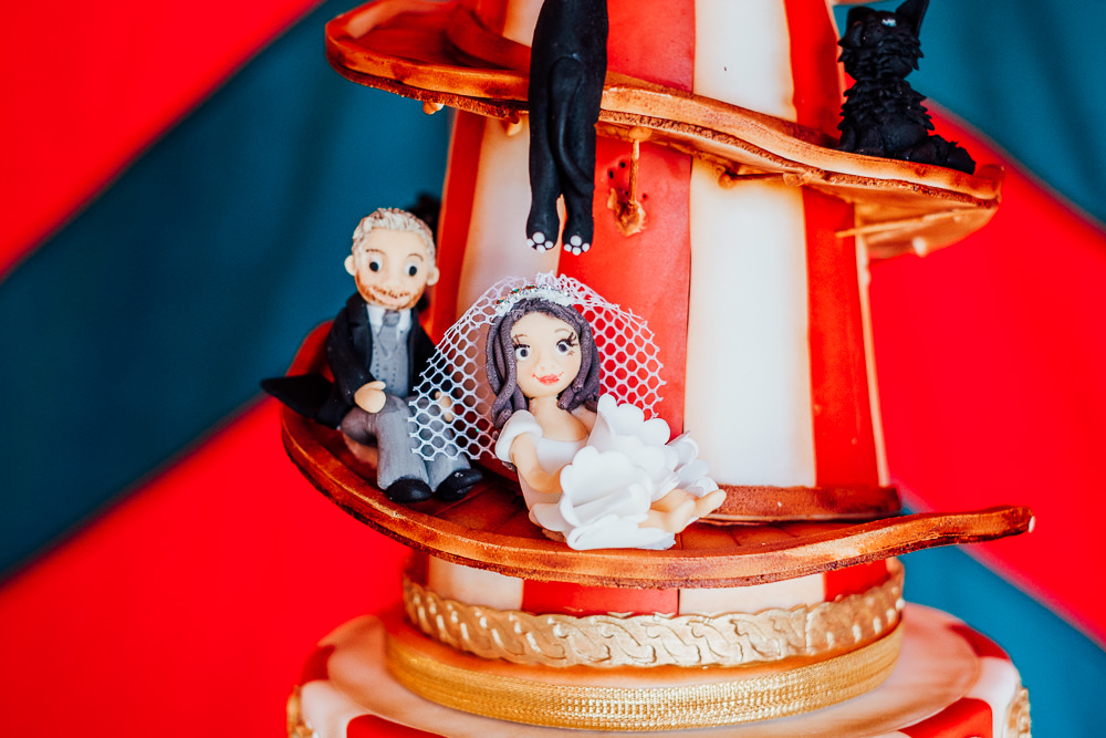 Helter Skelter Cake Cats Circus Greatest Showman Fair Fairground Big Top Wedding Anna Pumer Photography