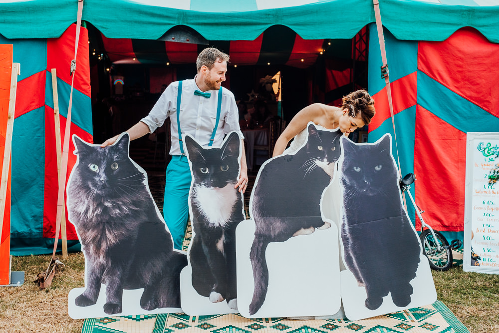 Cut Out Cats Boards Big Top Wedding Anna Pumer Photography
