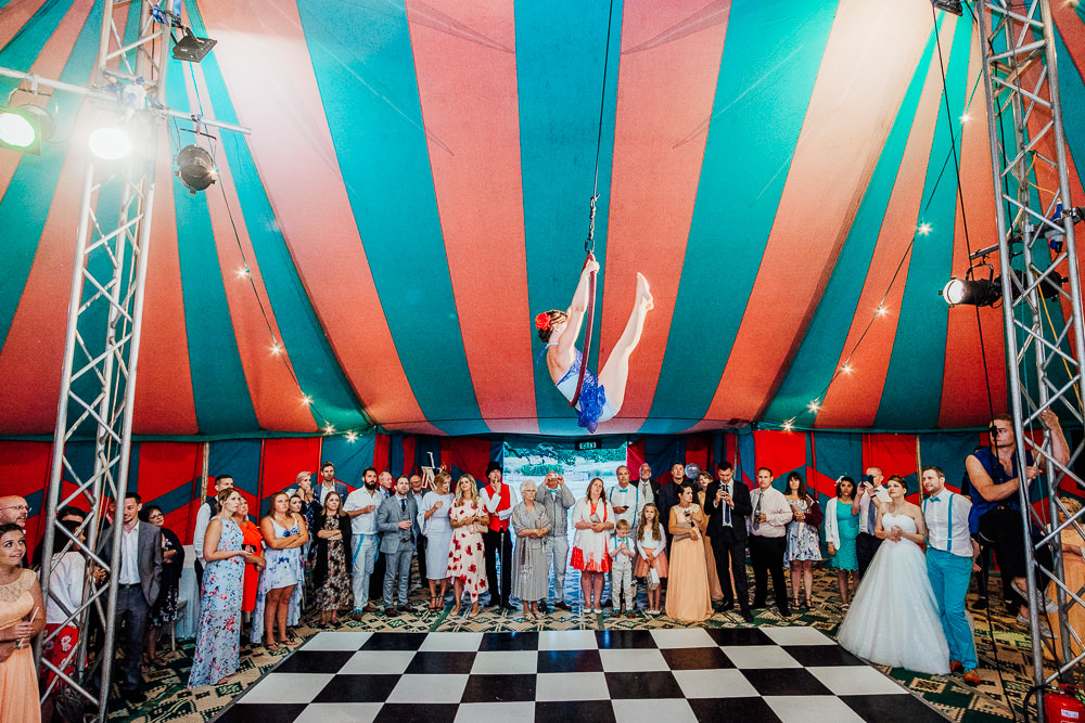 Circus Performer Entertainment Fair Greatest Showman Big Top Wedding Anna Pumer Photography