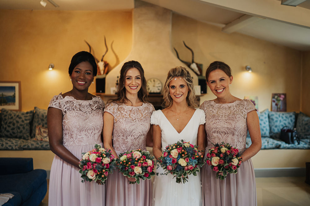 Bridesmaid Bridesmaids Dress Dresses Pink Boho Country Wedding Kit Myers Photography