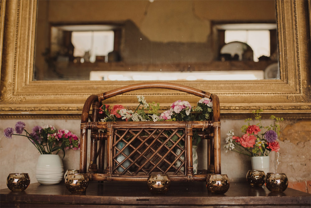 Flowers Bottles Decor Candles Decoration Cambo Estate Wedding Anna Urban Wedding Photography