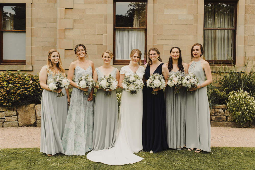 Bridesmaids Bridesmaid Dress Dresses Grey Cambo Estate Wedding Anna Urban Wedding Photography