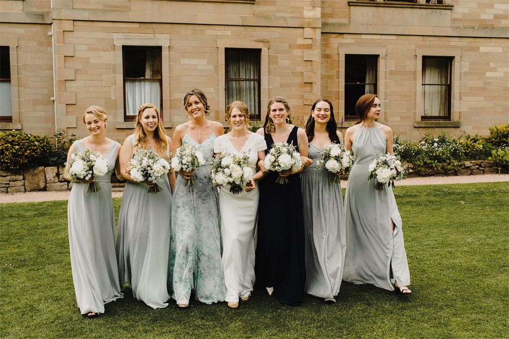 Bridesmaids Bridesmaid Dress Dresses Grey Cambo Estate Wedding Anna Urban Wedding Photography