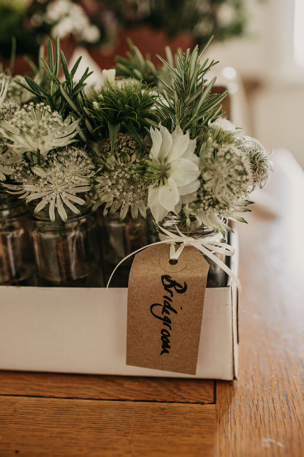 Buttonhole Flowers Celeste Marquee Wedding Sarah Longworth Photography