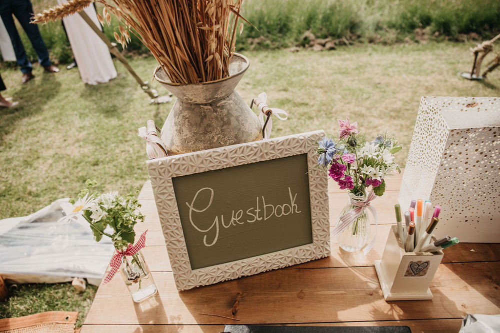 Guest Book Celeste Marquee Wedding Sarah Longworth Photography