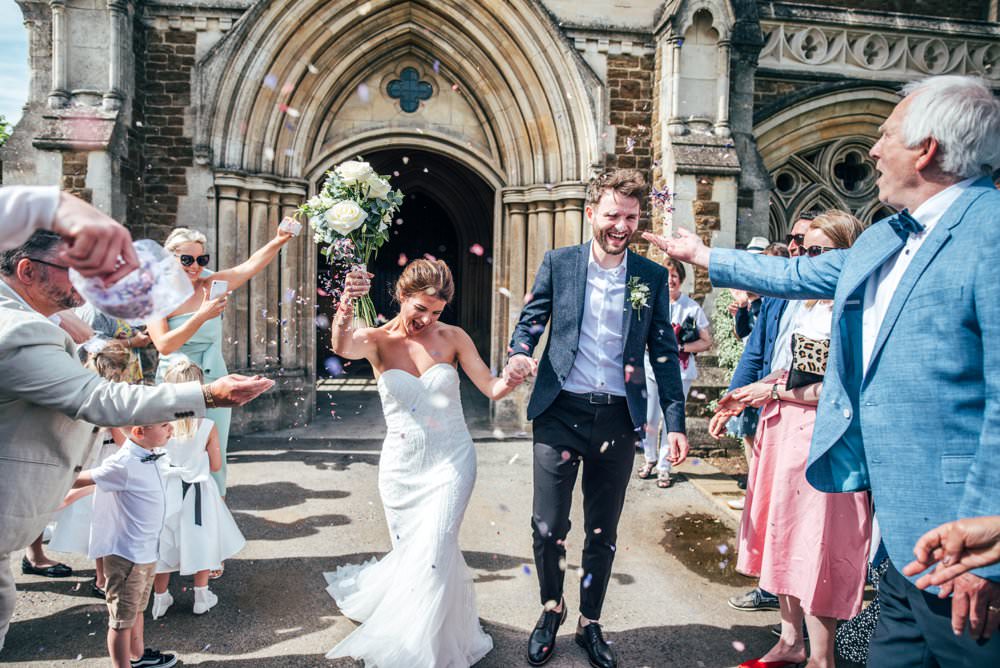 Confetti South African Cloister Charterhouse School Wedding Three Flowers Photography