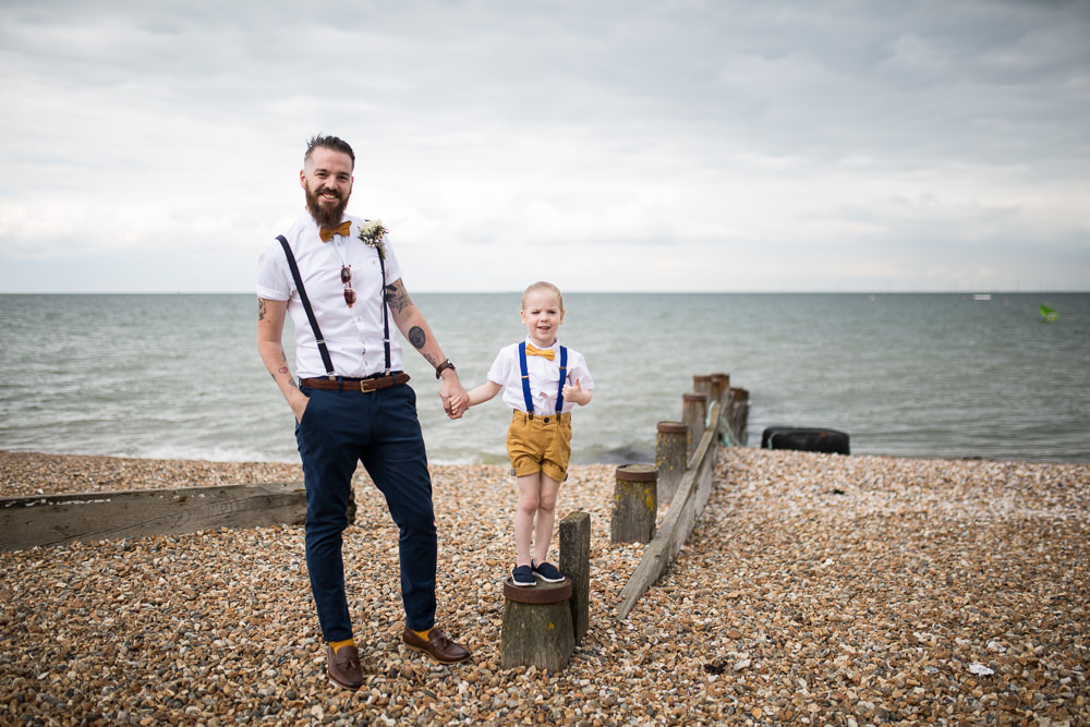 Bow Tie Braces Groom Shorts Page Boy Short Sleeve Shirt East Quay Wedding Florence Berry Photography