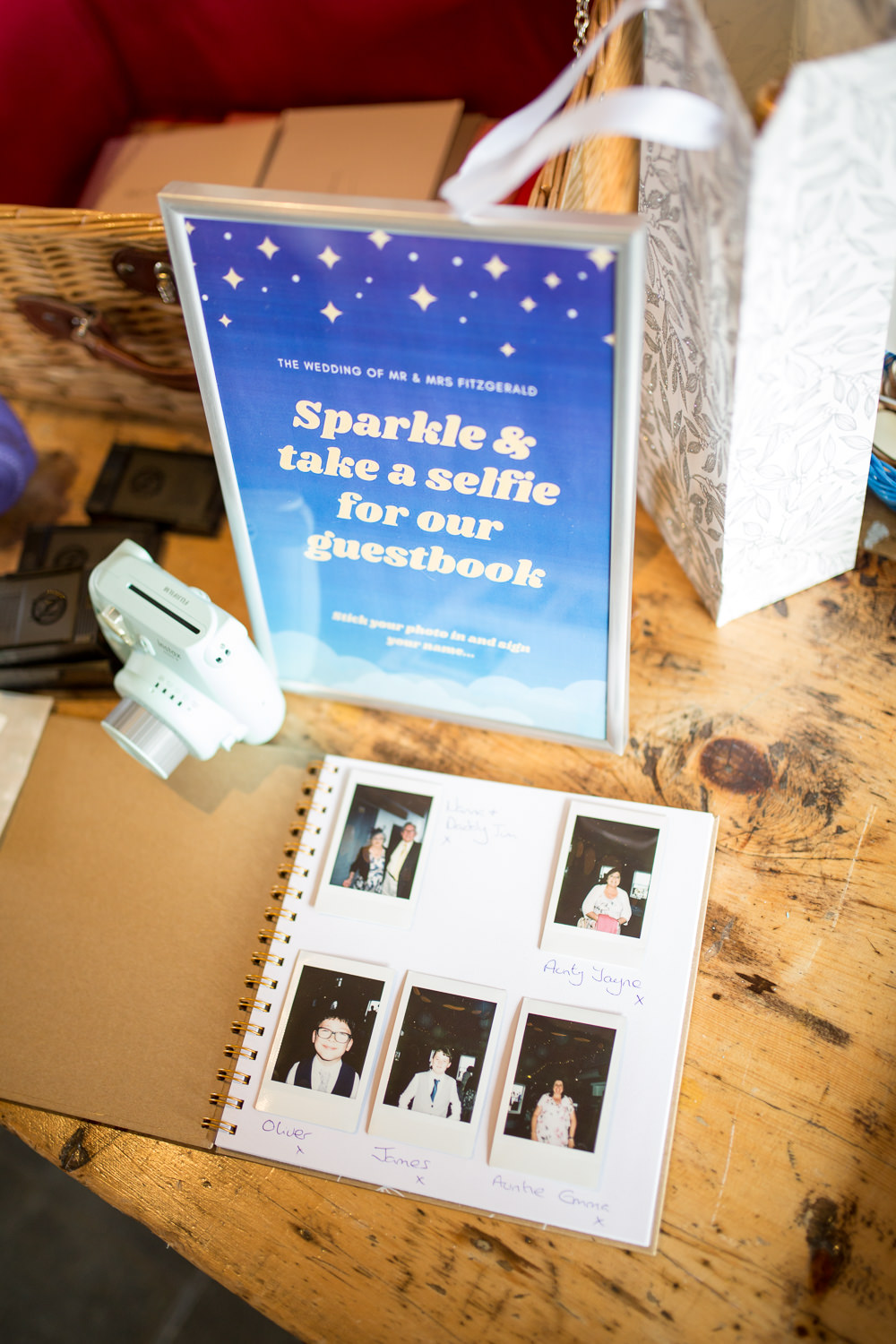 Guest Book Table East Quay Wedding Florence Berry Photography