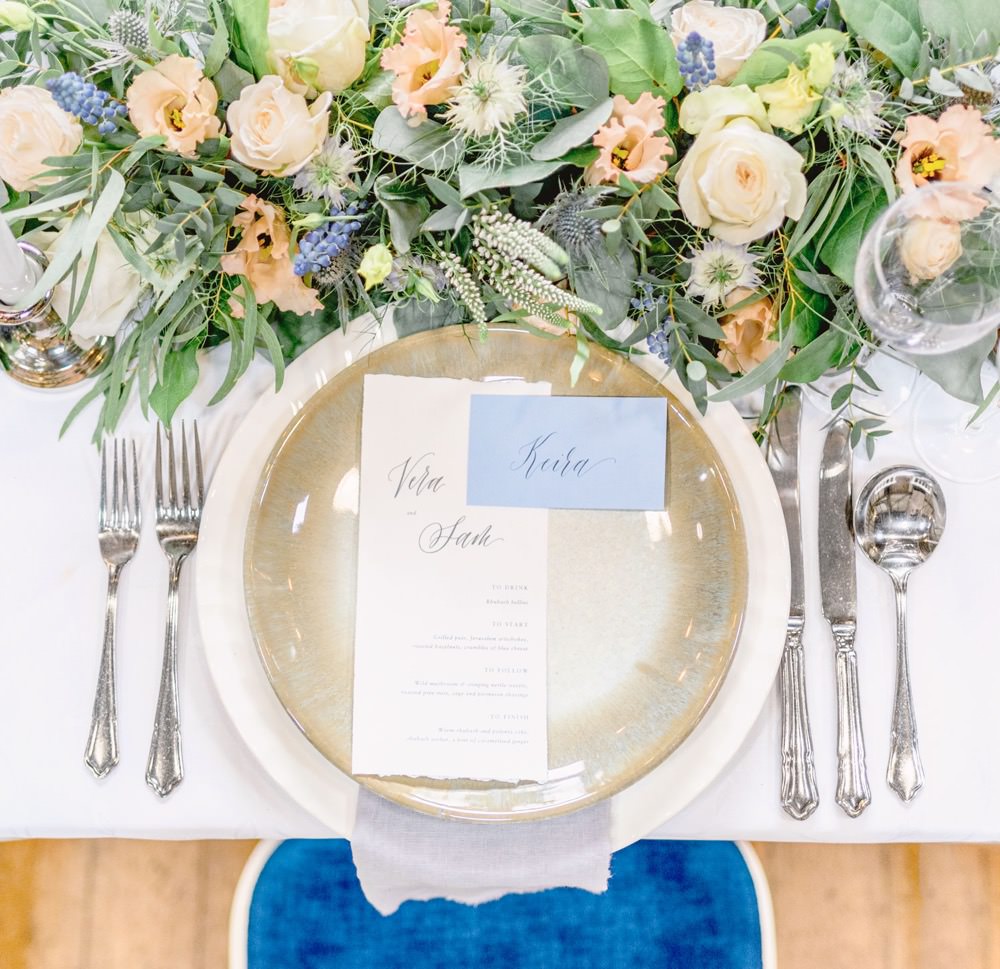 Place Setting Plates Napinks Cutlery Elegant Wedding Ideas Yll Weddings