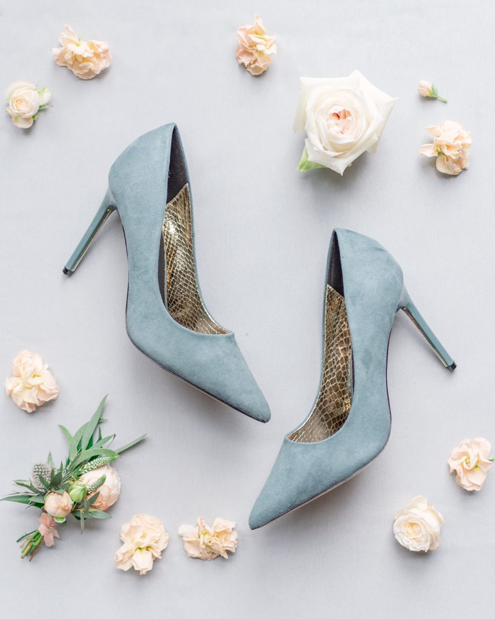 Blue Shoes Bride Bridal Elegant Wedding Ideas Yll Weddings