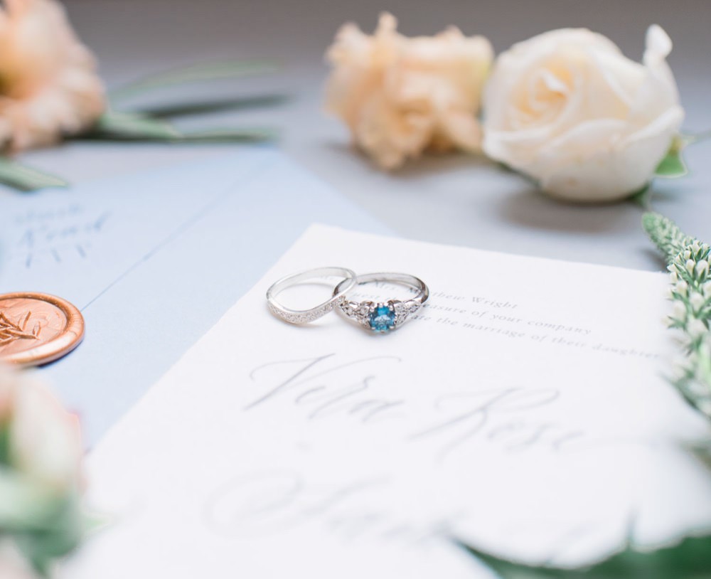 Engagement Ring Band Blue Stone Elegant Wedding Ideas Yll Weddings