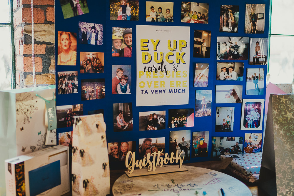 Guest Book Table Elsecar Heritage Centre Wedding Ayesha Photography