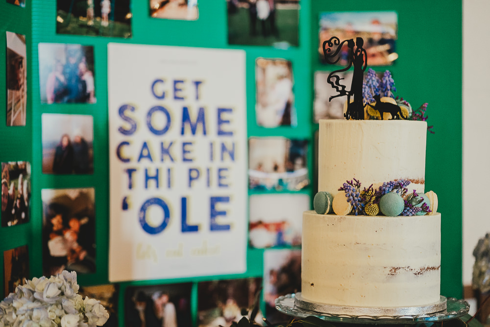 Buttercream Cake Macarons Topper Elsecar Heritage Centre Wedding Ayesha Photography