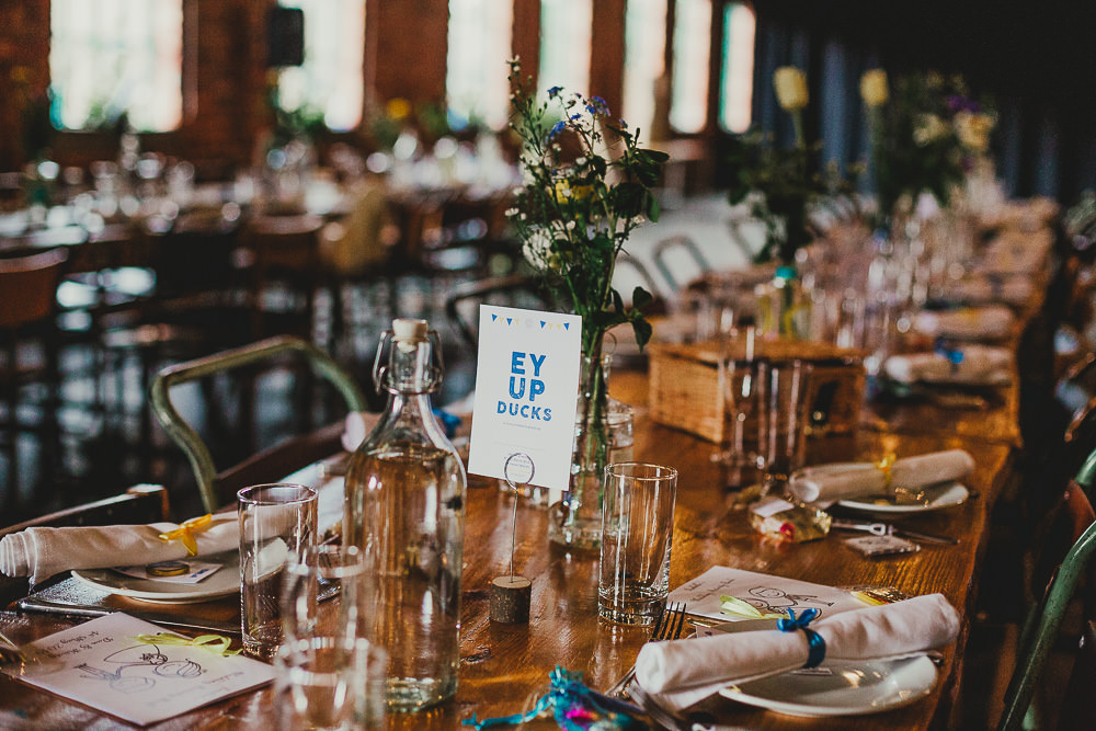 Table Names Numbers Decor Elsecar Heritage Centre Wedding Ayesha Photography