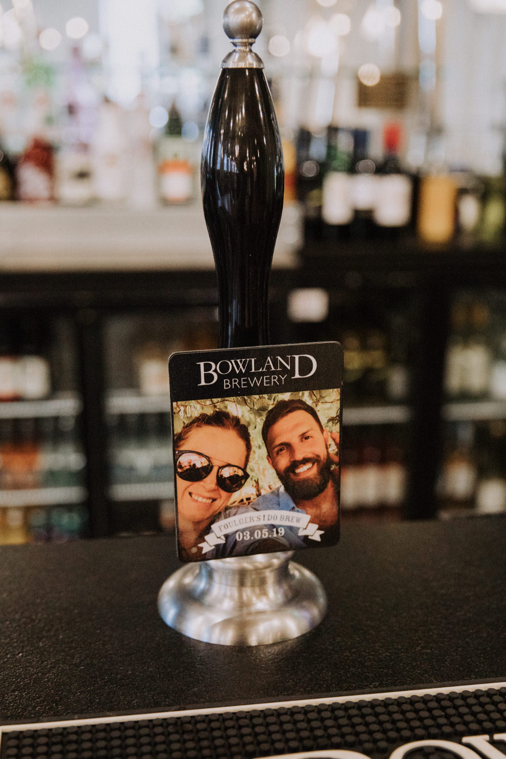 Custom Beer Pump Holmes Mill Wedding Siobhan Amy Photography