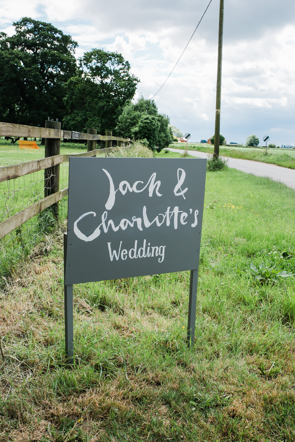 Welcome Sign Lincolnshire Tipi Wedding Jessy Jones Photography