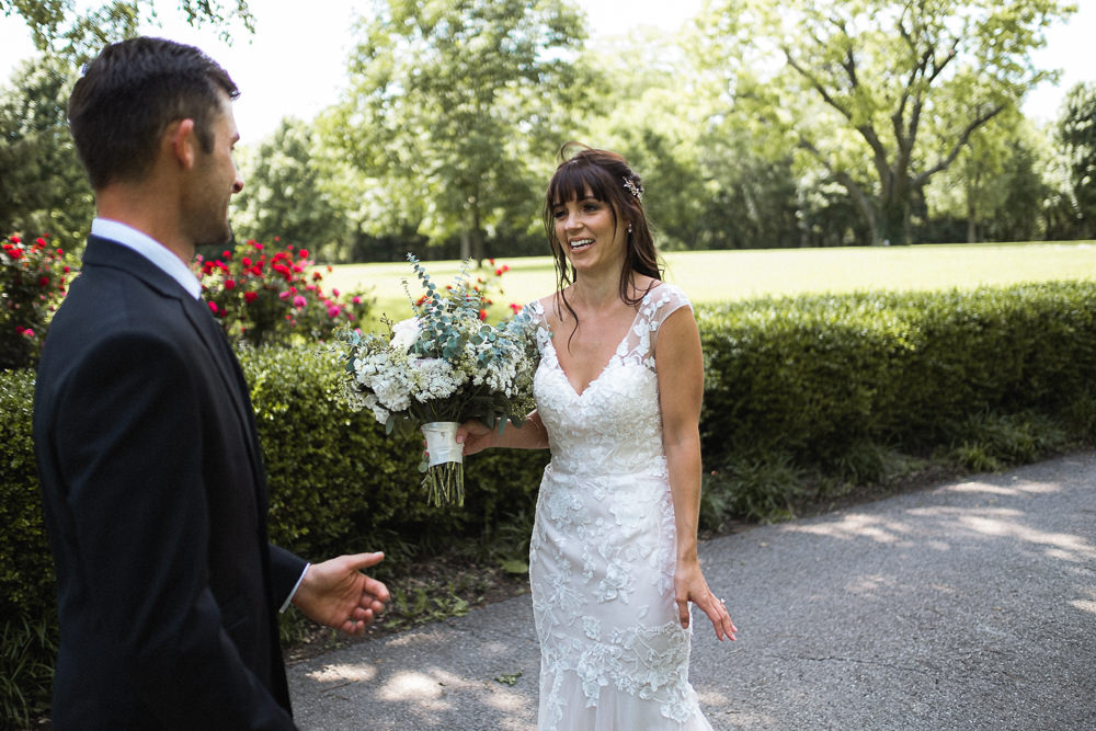 First Look Missouri Wedding Nick Mehn Photography