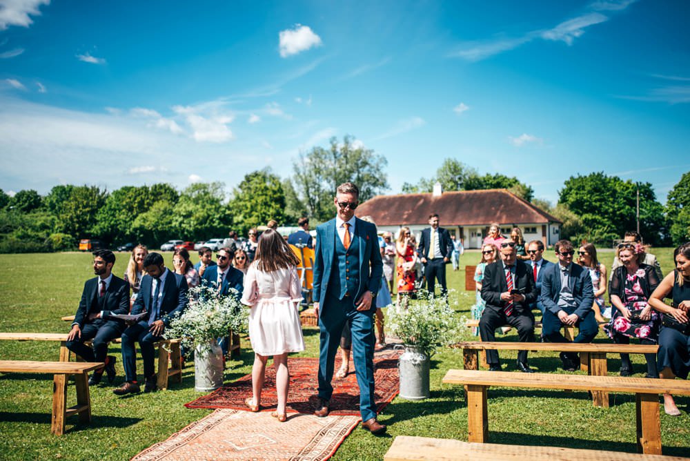 Outdoor DIY Wedding Three Flowers Photography