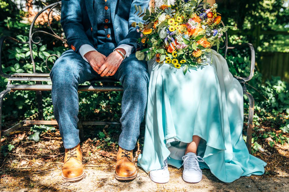 Outdoor DIY Wedding Three Flowers Photography